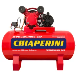 Compressor Ar 10 PCM 150L Mono 140 PSI Red Chiaperini