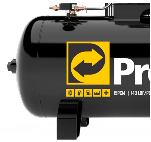 Compressor de Ar Storn 15 PCM 175L 3HP 175 PSI Monofásico Bivolt