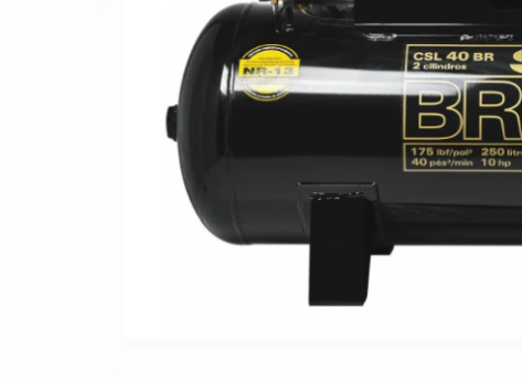 Compressor de Ar Schulz Bravo CSL 40 PCM 250L 10 HP 175 PSI Trifásico 220/380V
