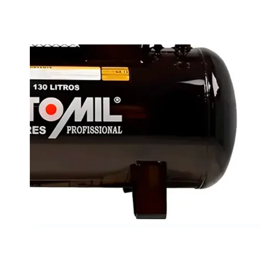 Compressor de Ar Motomil 15 PCM 130L Motor a Gasolina 7HP 140 PSI - Imagem 2