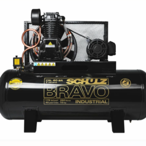 Compressor de Ar Schulz Bravo CSL 40 PCM 250L 10 HP 175 PSI Trifásico 220/380V