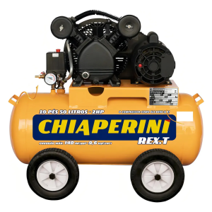 Compressor de Ar Chiaperini REX.T 10 PCM 50L 2HP Monofásico Móvel