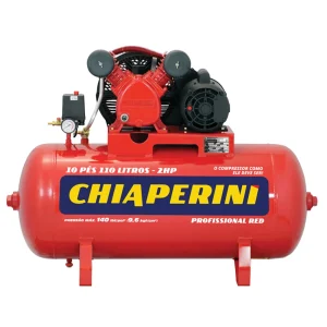 Compressor de Ar 10 PCM 110L Mono 140 PSI Red Chiaperini