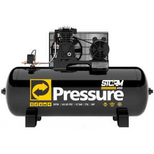 Compressor de Ar Pressure Vortex 300 10 PCM 175L 2HP 140 PSI