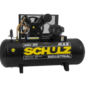 Compressor de Ar Schulz CSV Max 20 PCM 250L 5HP 175 PSI Trifásico